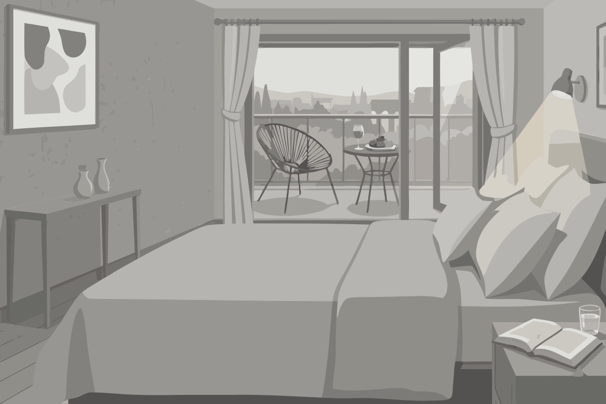 Suite - Vue sur Mer Morte et Piscine